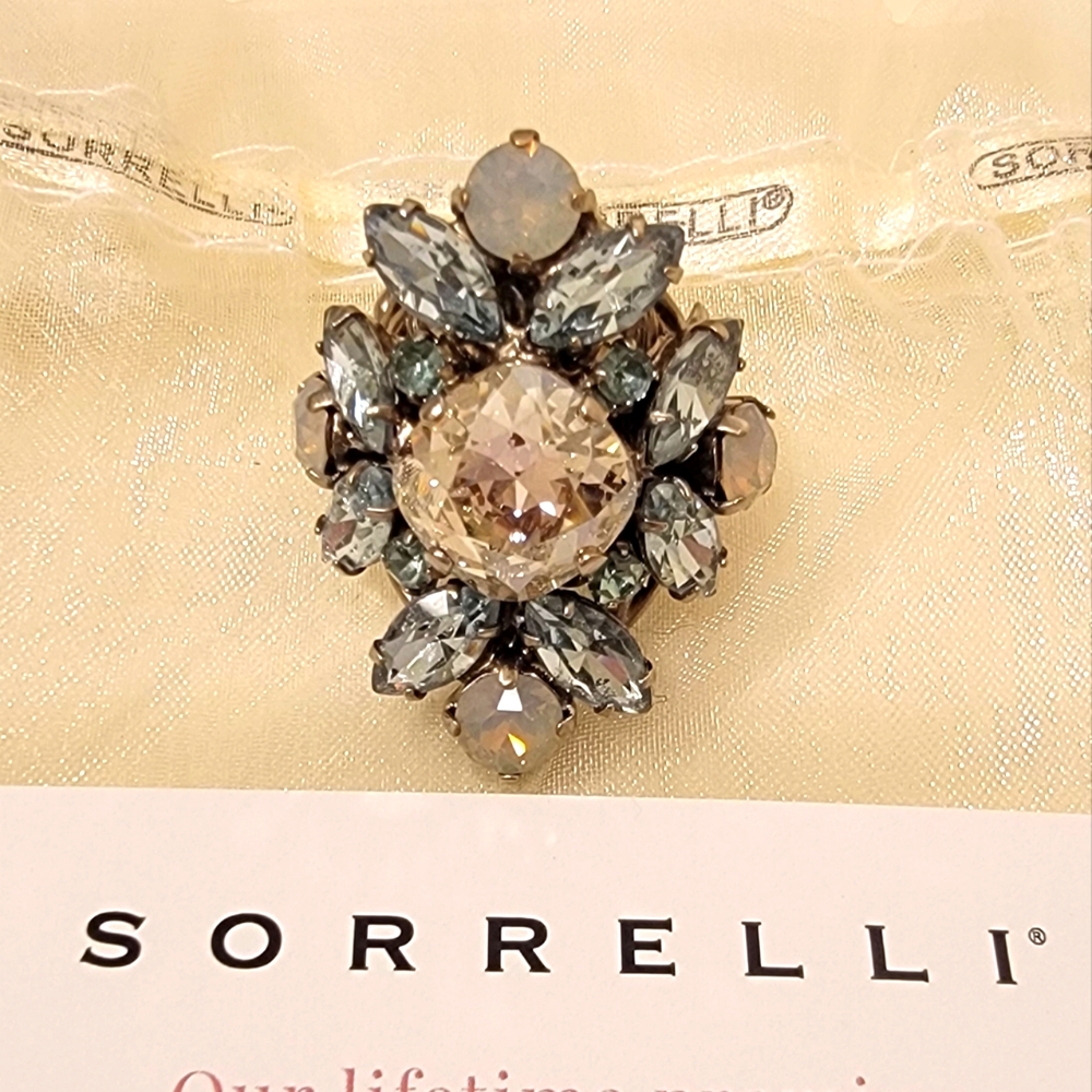 Sorrelli Crystal Cluster Cocktail Ring (Crystal Rock Collection)